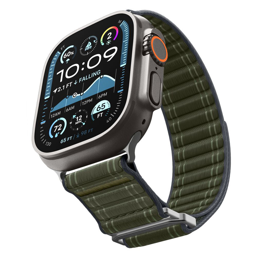 Spigen WBF0 rem för Apple Watch 49mm / 46mm / 45mm / 44mm Series, Grön AMP10142