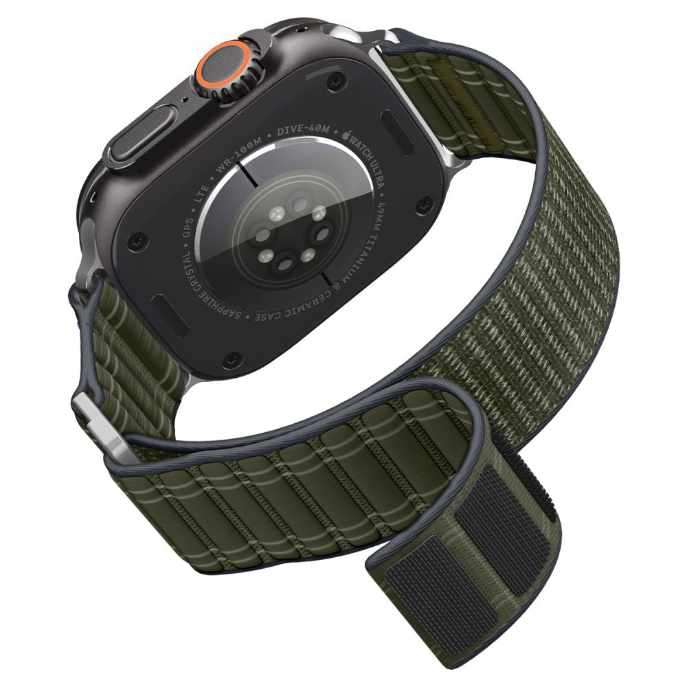 Spigen WBF0 rem för Apple Watch 49mm / 46mm / 45mm / 44mm Series, Grön AMP10142