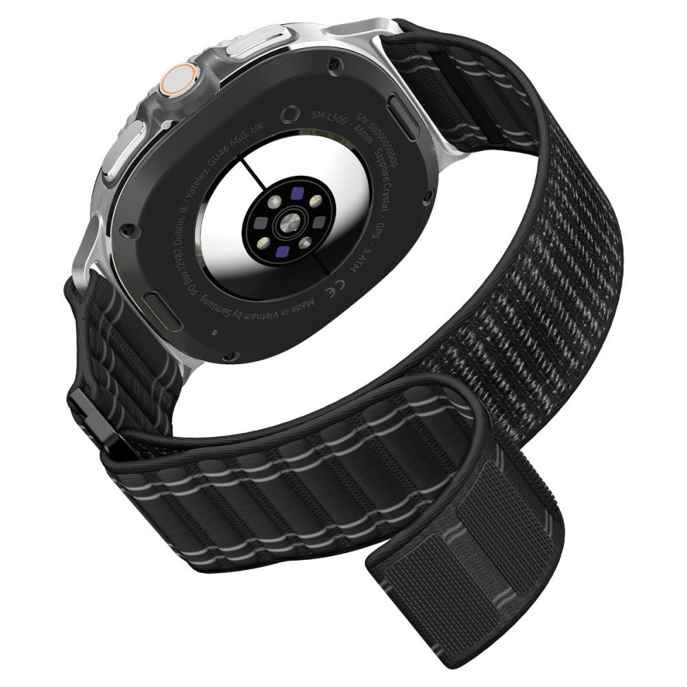 Spigen WBF0 rem för Samsung Galaxy Watch8 / Watch8 Classic Series, Svart AMP10153