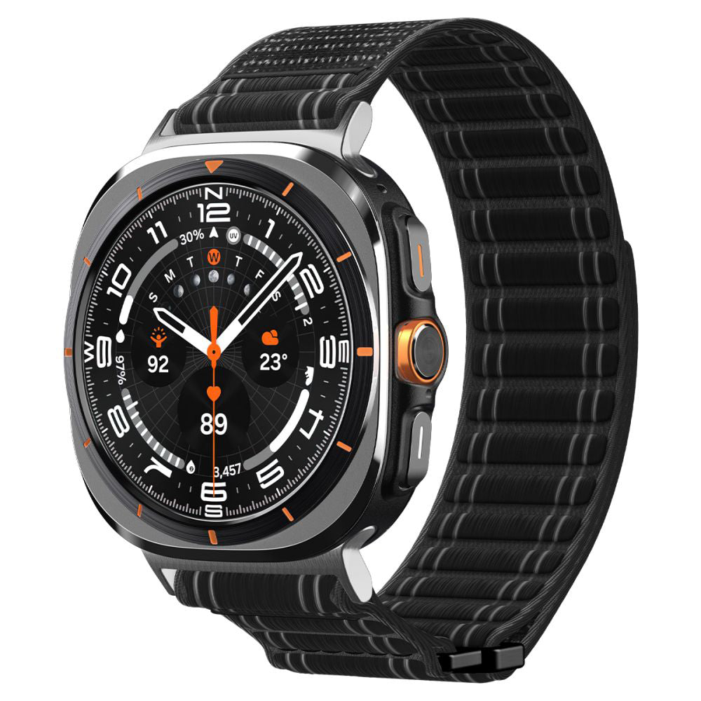 Spigen WBF0 rem för Samsung Galaxy Watch Ultra, Svart AMP10146