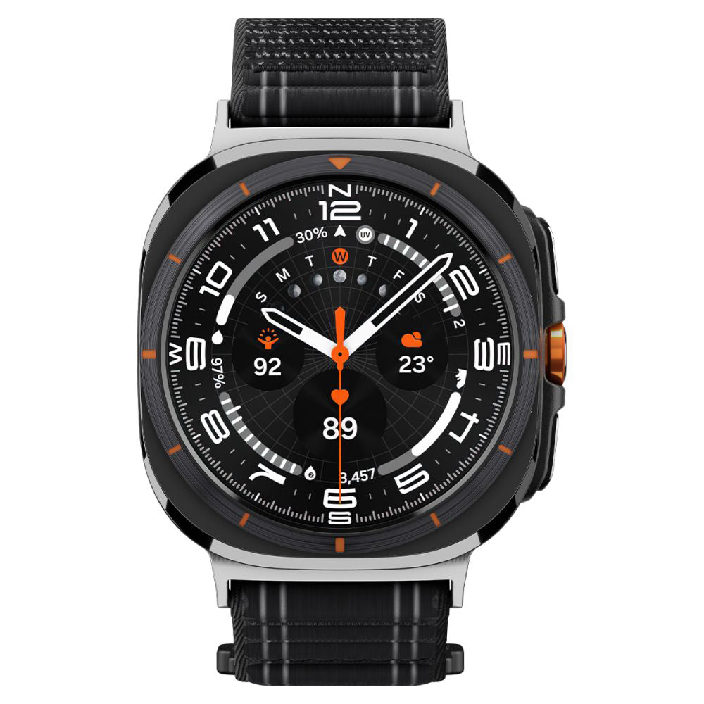 Spigen WBF0 rem för Samsung Galaxy Watch Ultra, Svart AMP10146