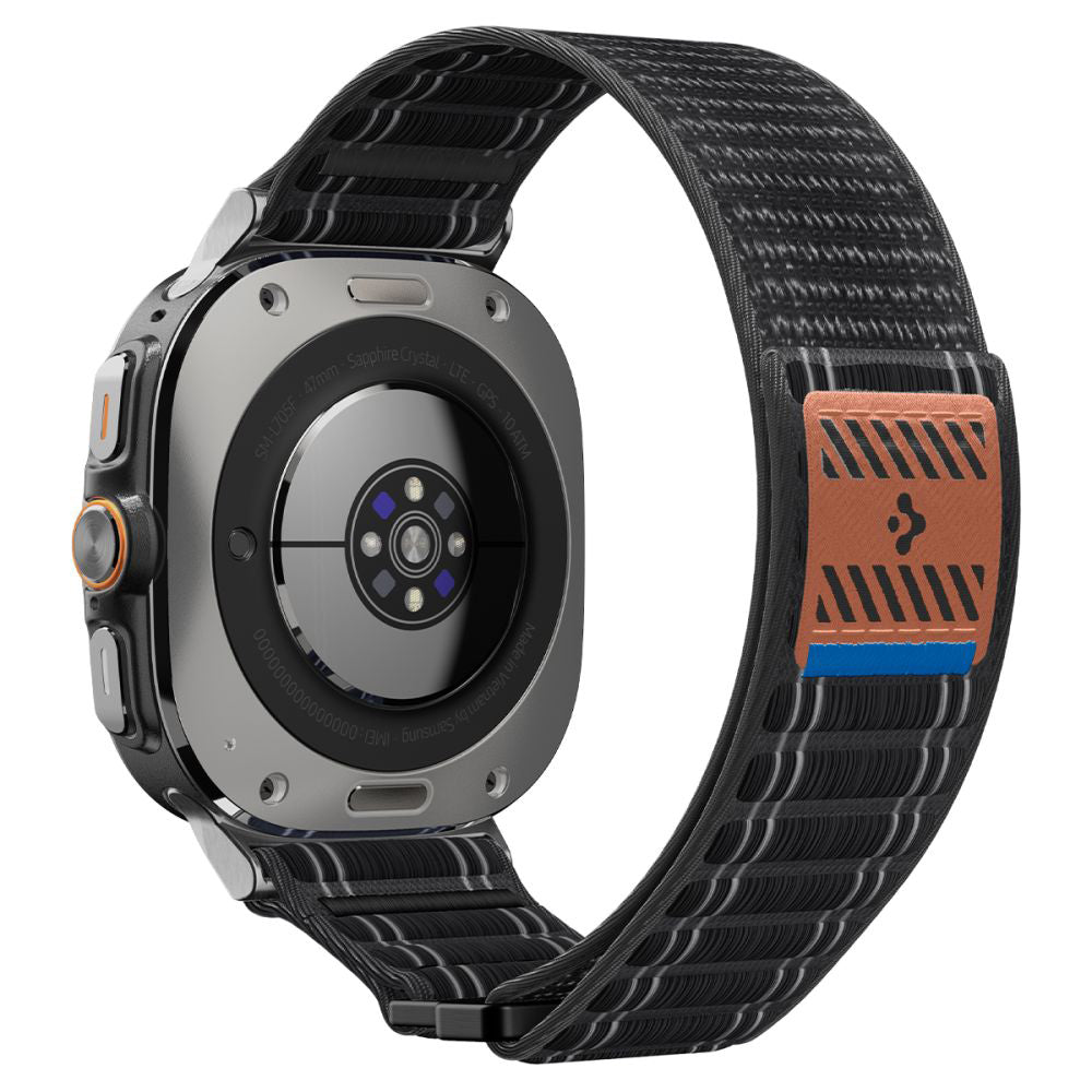 Spigen WBF0 rem för Samsung Galaxy Watch Ultra, Svart AMP10146