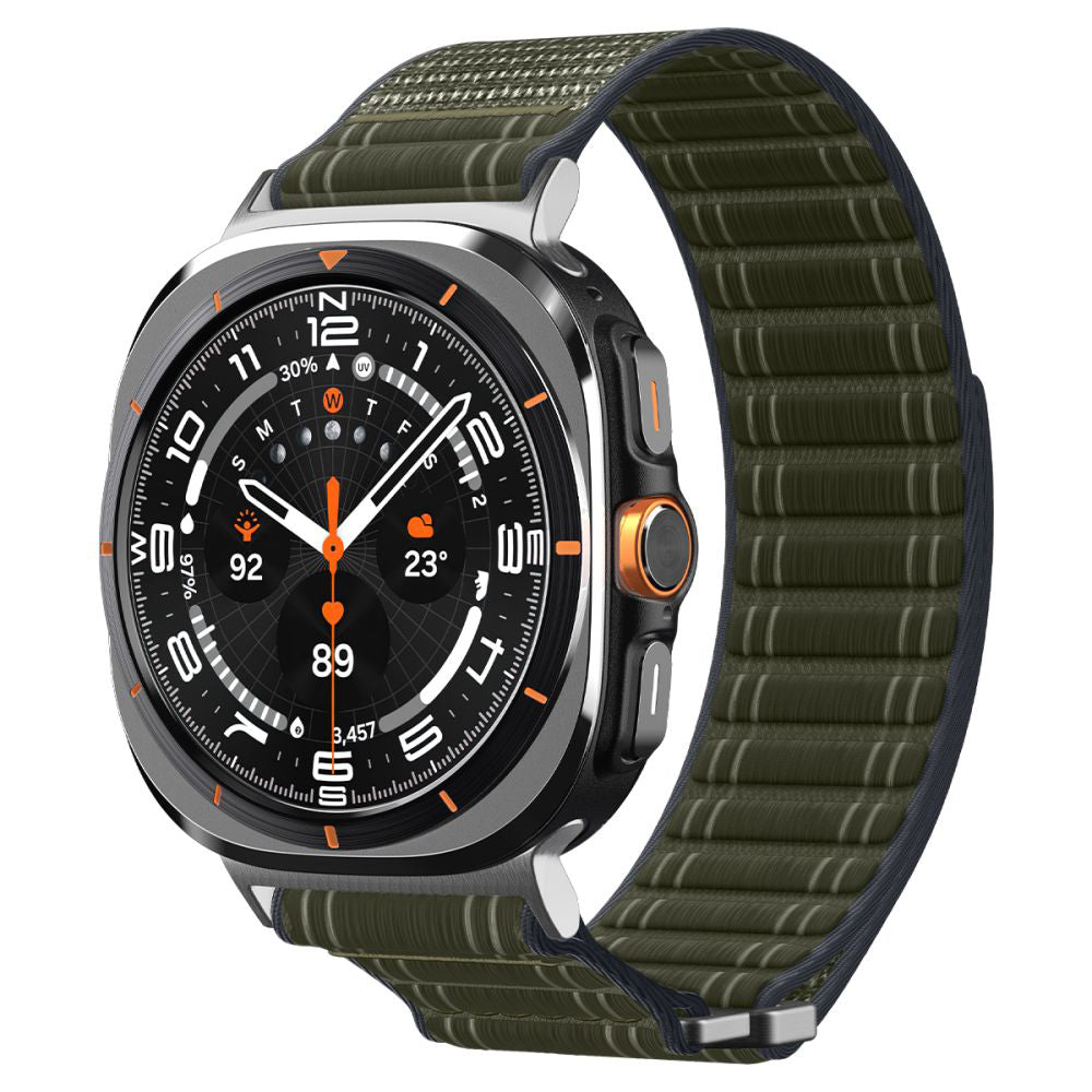 Spigen WBF0 rem för Samsung Galaxy Watch Ultra, Grön