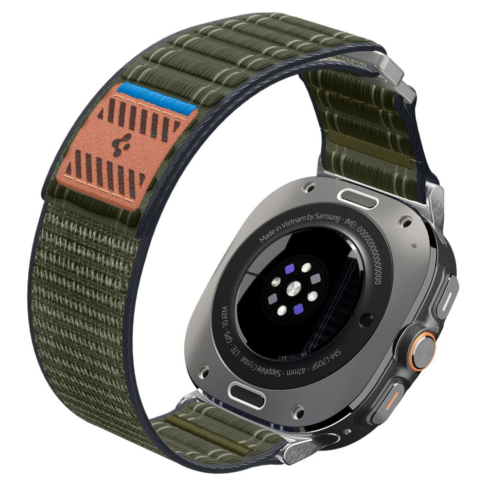 Spigen WBF0 rem för Samsung Galaxy Watch Ultra, Grön