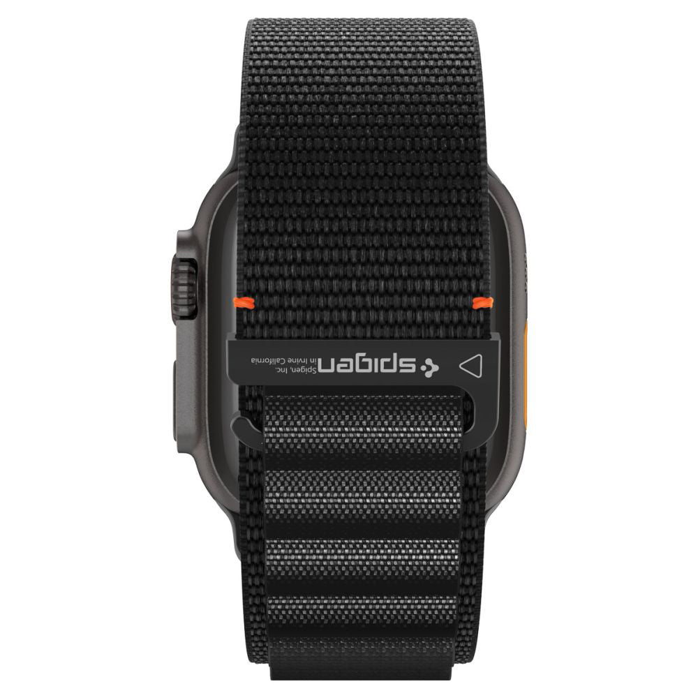 Spigen WBF1 Strap for Apple Watch 49mm / 46mm / 45mm / 44mm Series, Black AMP10144
