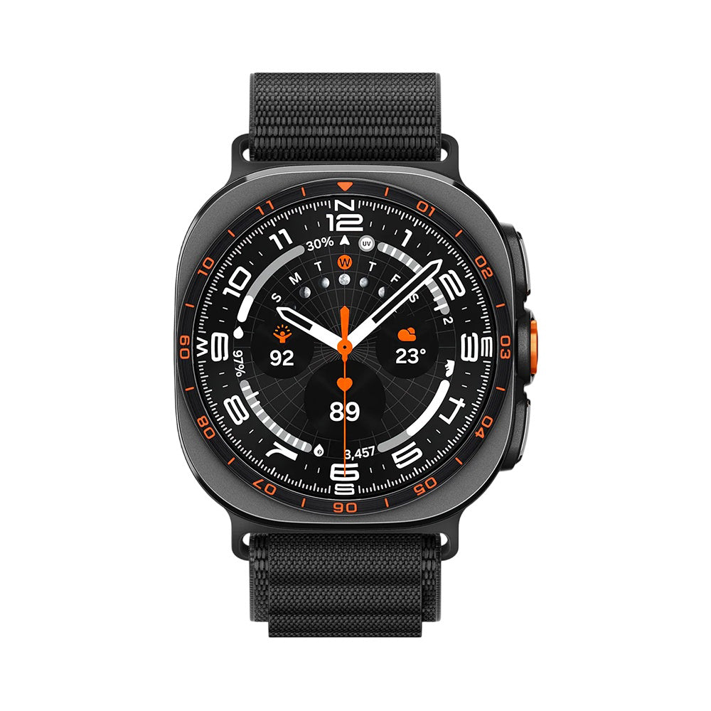 Spigen WBF1-band för Samsung Galaxy Watch Ultra Series, Svart AMP11613
