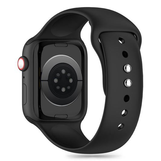 Tech-Protect silikonarmband för Apple Watch 49mm / 45mm / 44mm / 42mm-serien, svart