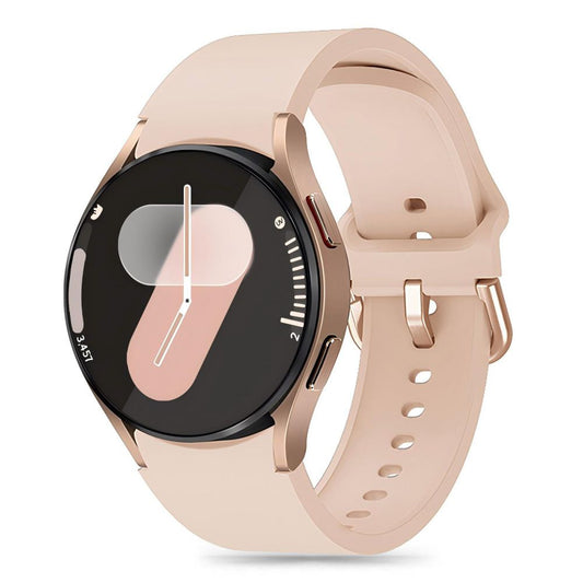 Tech-Protect Silikonarmband till Samsung Galaxy Watch7 / Watch FE / Watch6 / Watch5 / Watch4-serien, Beige