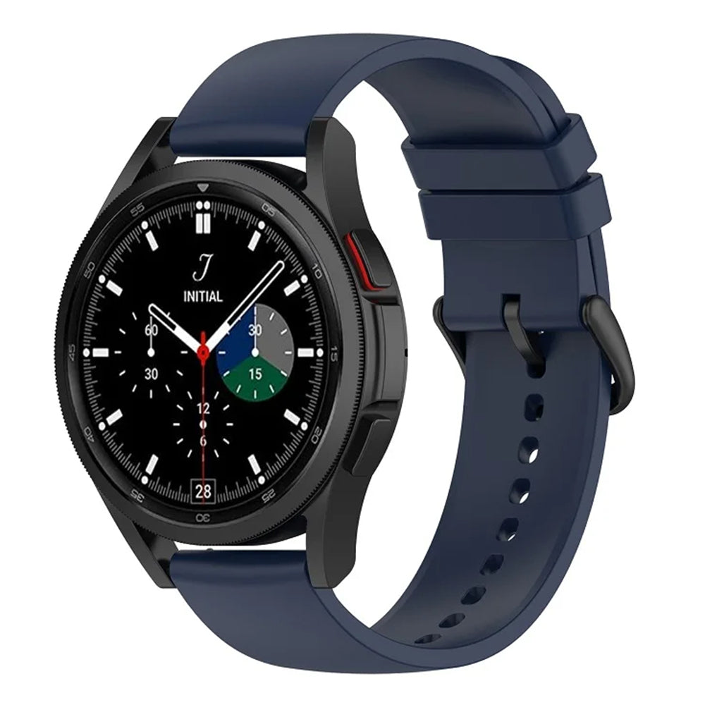 Techsuit W001 rem för Samsung Galaxy Watch / Huawei Watch Series, 20mm, Mörkblå