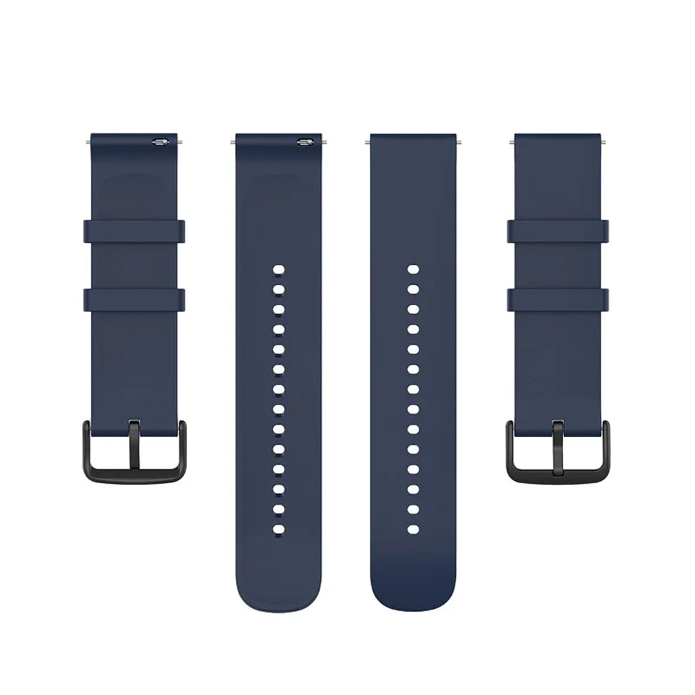 Techsuit W001 rem för Samsung Galaxy Watch / Huawei Watch Series, 20mm, Mörkblå