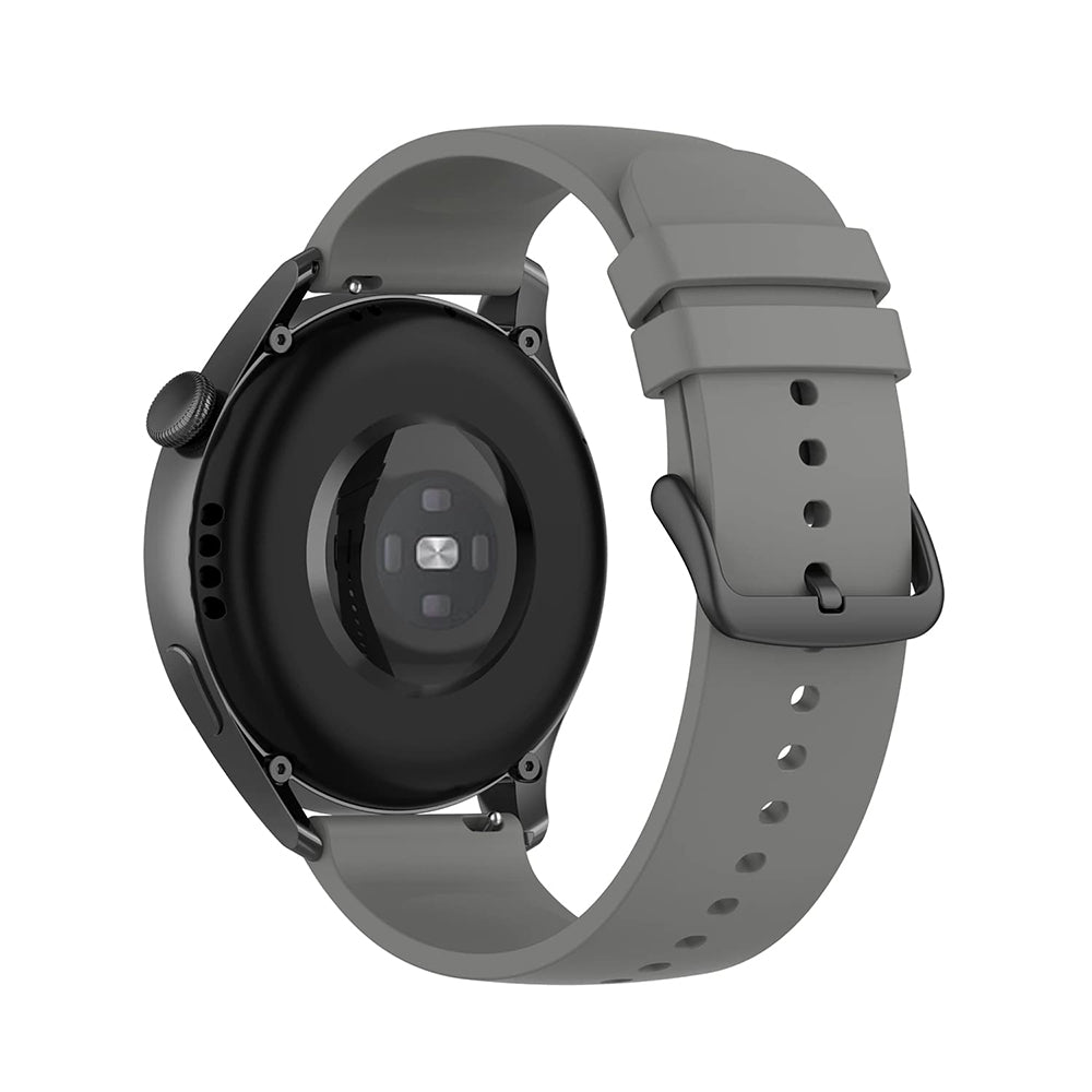 Techsuit W001 rem för Samsung Galaxy Watch / Huawei Watch Series, 22mm, Grå