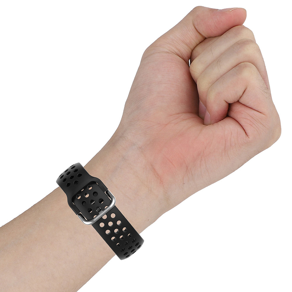 Techsuit W004 rem för Samsung Galaxy Watch / Huawei Watch Series, 20mm, Mörkblå