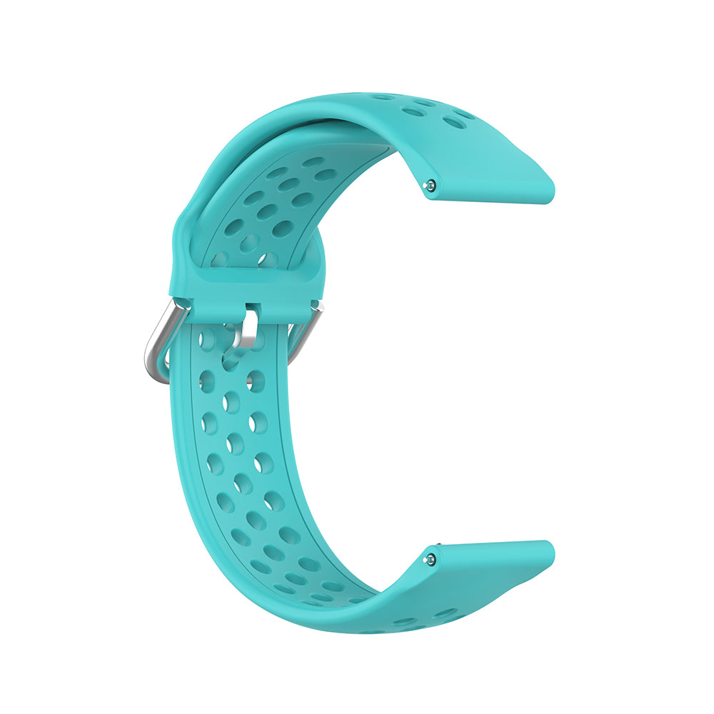 Techsuit W004 rem för Samsung Galaxy Watch / Huawei Watch Series, 20mm, Turkos