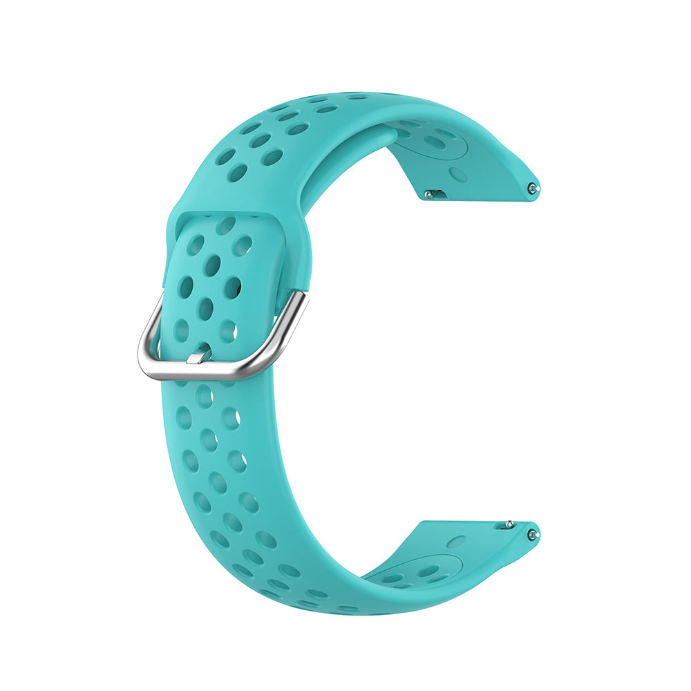 Techsuit W004 rem för Samsung Galaxy Watch / Huawei Watch Series, 20mm, Turkos