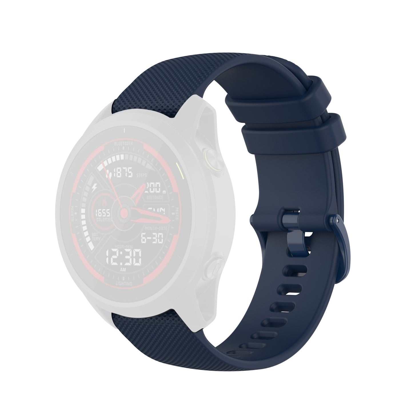 Techsuit W006 rem för Samsung Galaxy Watch / Huawei Watch Series, 20mm, Blå