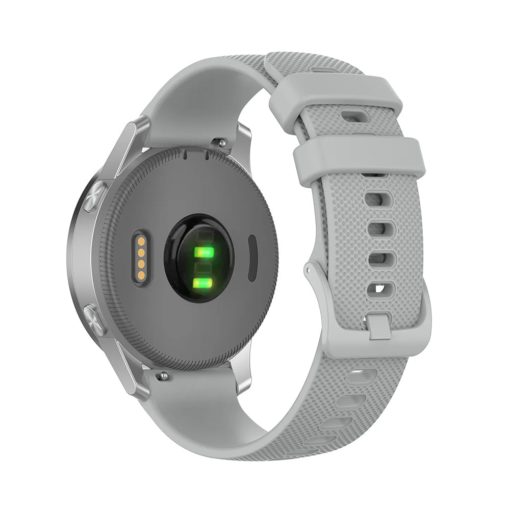 Techsuit W006 rem för Samsung Galaxy Watch / Huawei Watch Series, 20mm, Grå