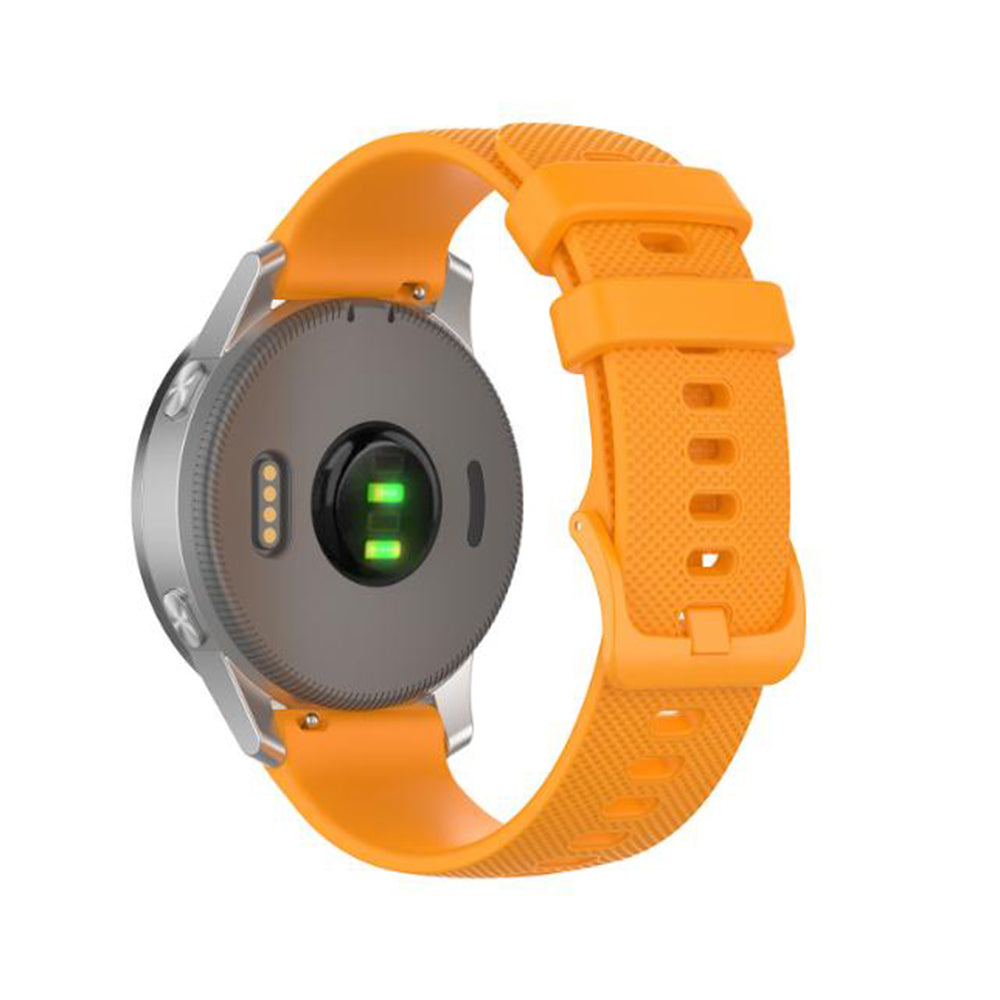 Techsuit W006 rem för Samsung Galaxy Watch / Huawei Watch Series, 20mm, Orange