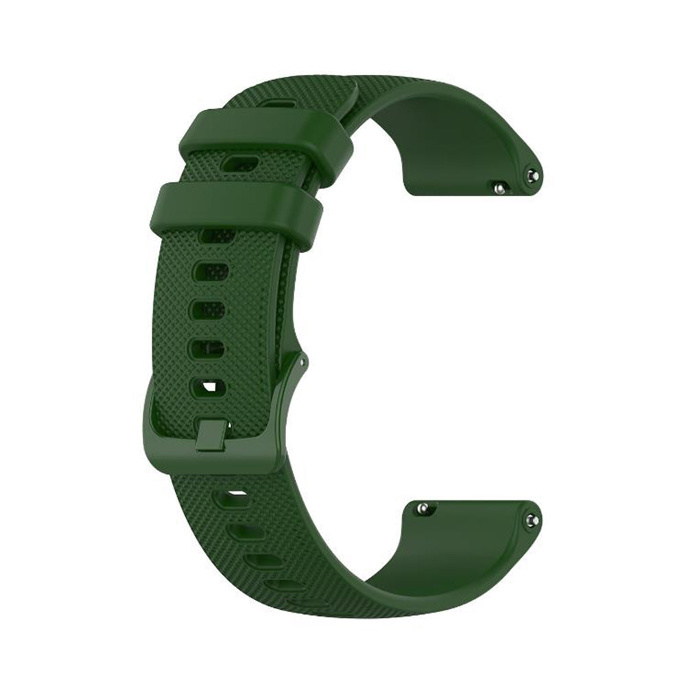 Techsuit W006 rem för Samsung Galaxy Watch / Huawei Watch Series, 20mm, Grön