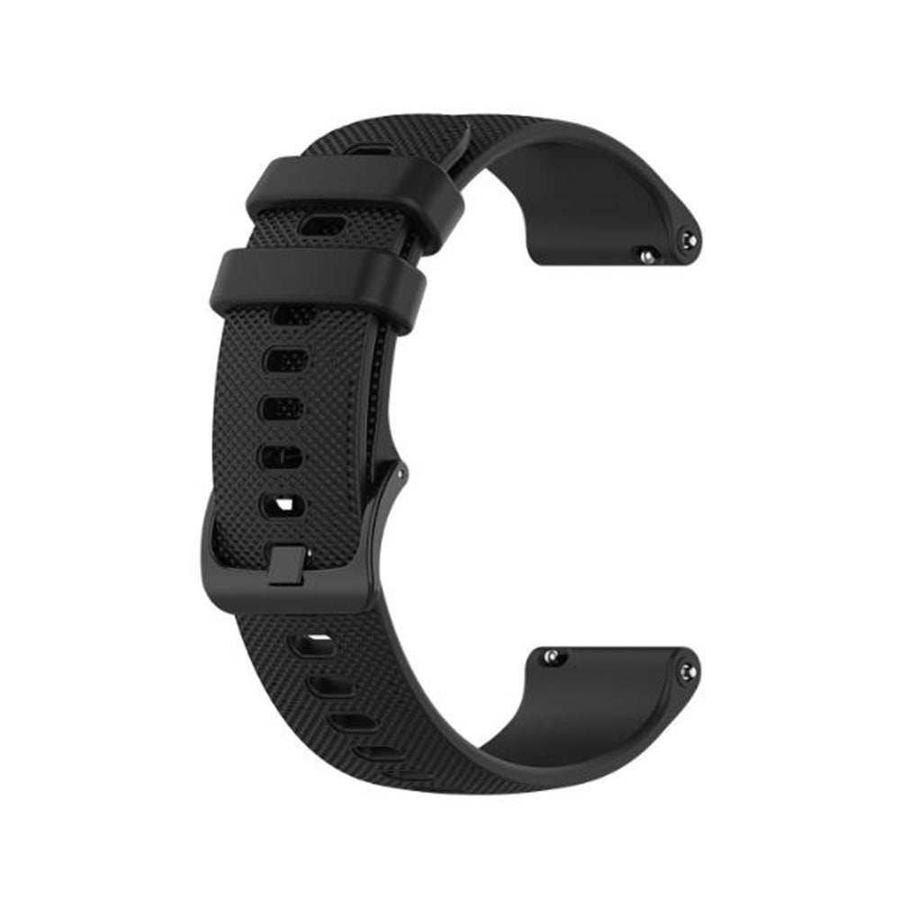 Techsuit W006 rem för Samsung Galaxy Watch / Huawei Watch Series, 22mm, Svart