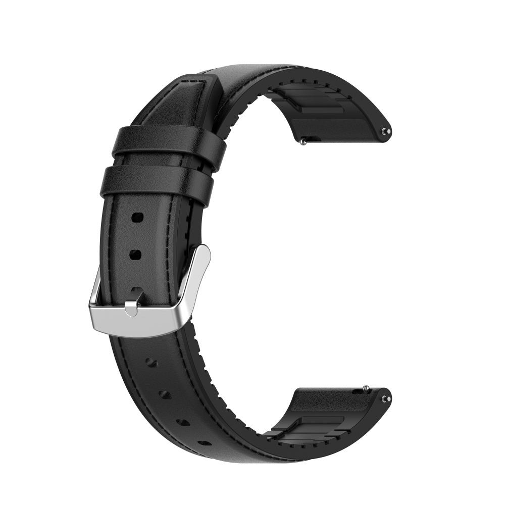 Techsuit W007 rem för Samsung Galaxy Watch / Huawei Watch Series, 20mm, Svart