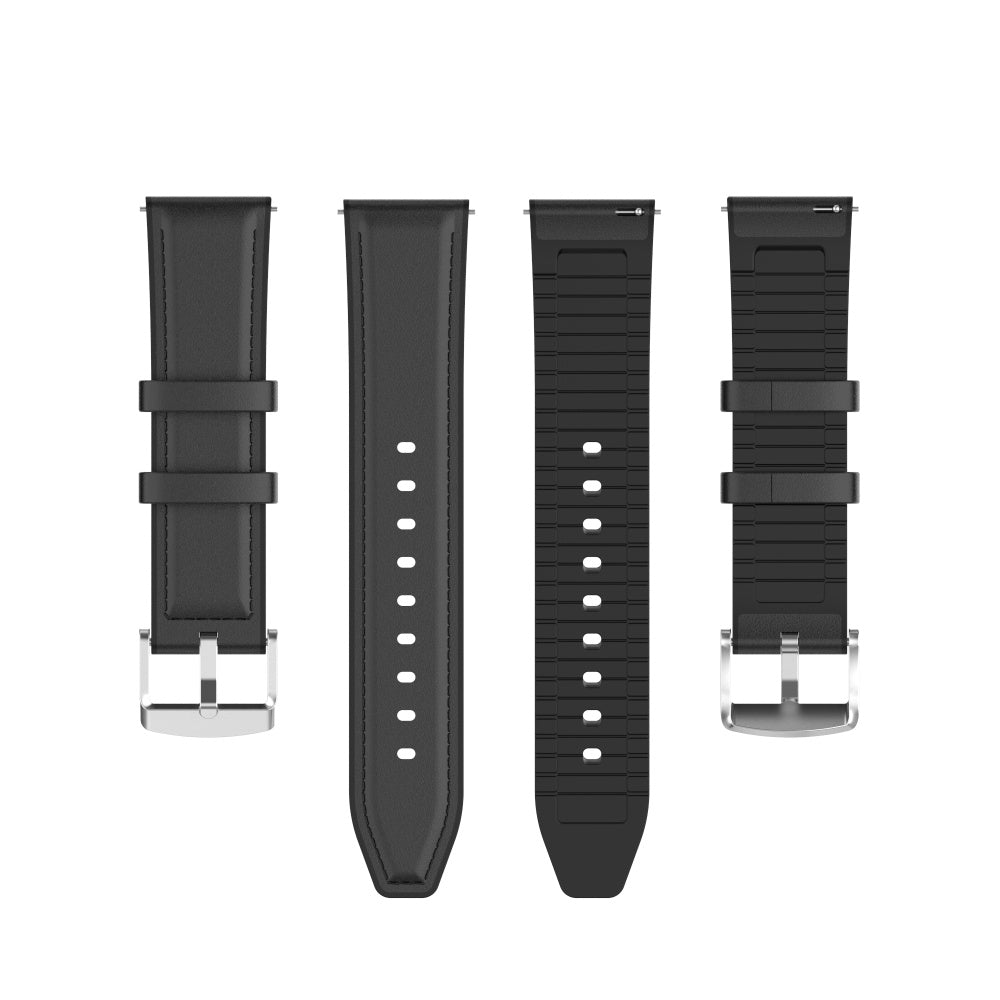 Techsuit W007 rem för Samsung Galaxy Watch / Huawei Watch Series, 20mm, Svart