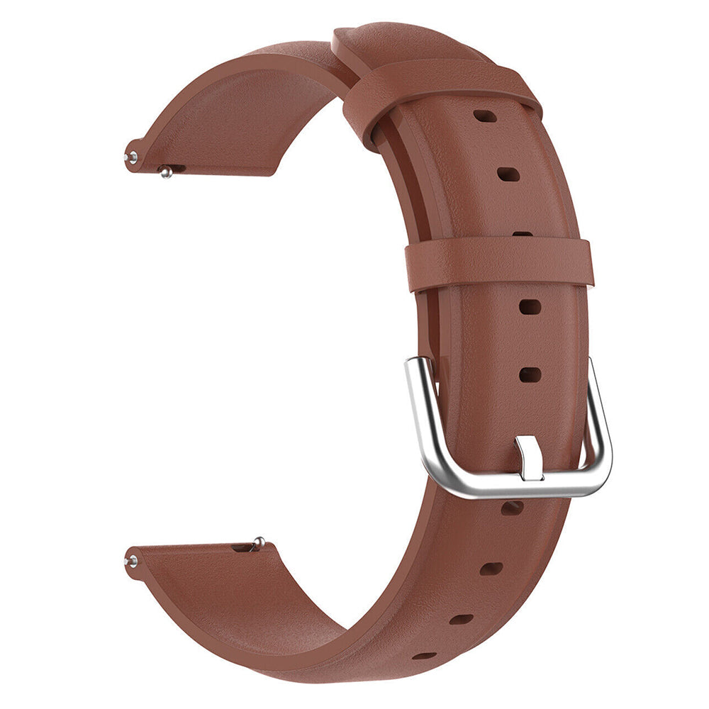 Techsuit W007PU rem för Huawei Watch / Xiaomi Watch Series, Brun