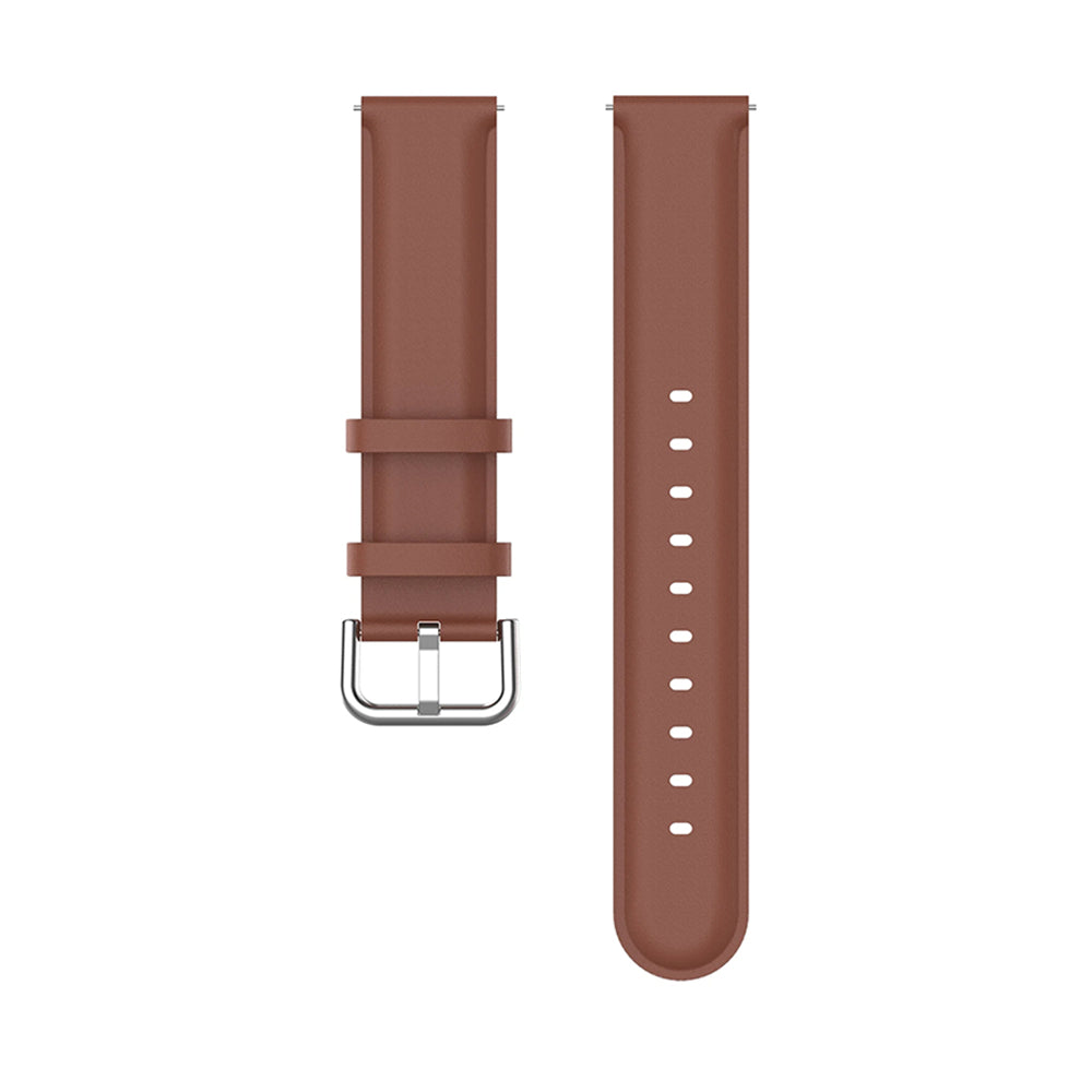Techsuit W007PU rem för Huawei Watch / Xiaomi Watch Series, Brun