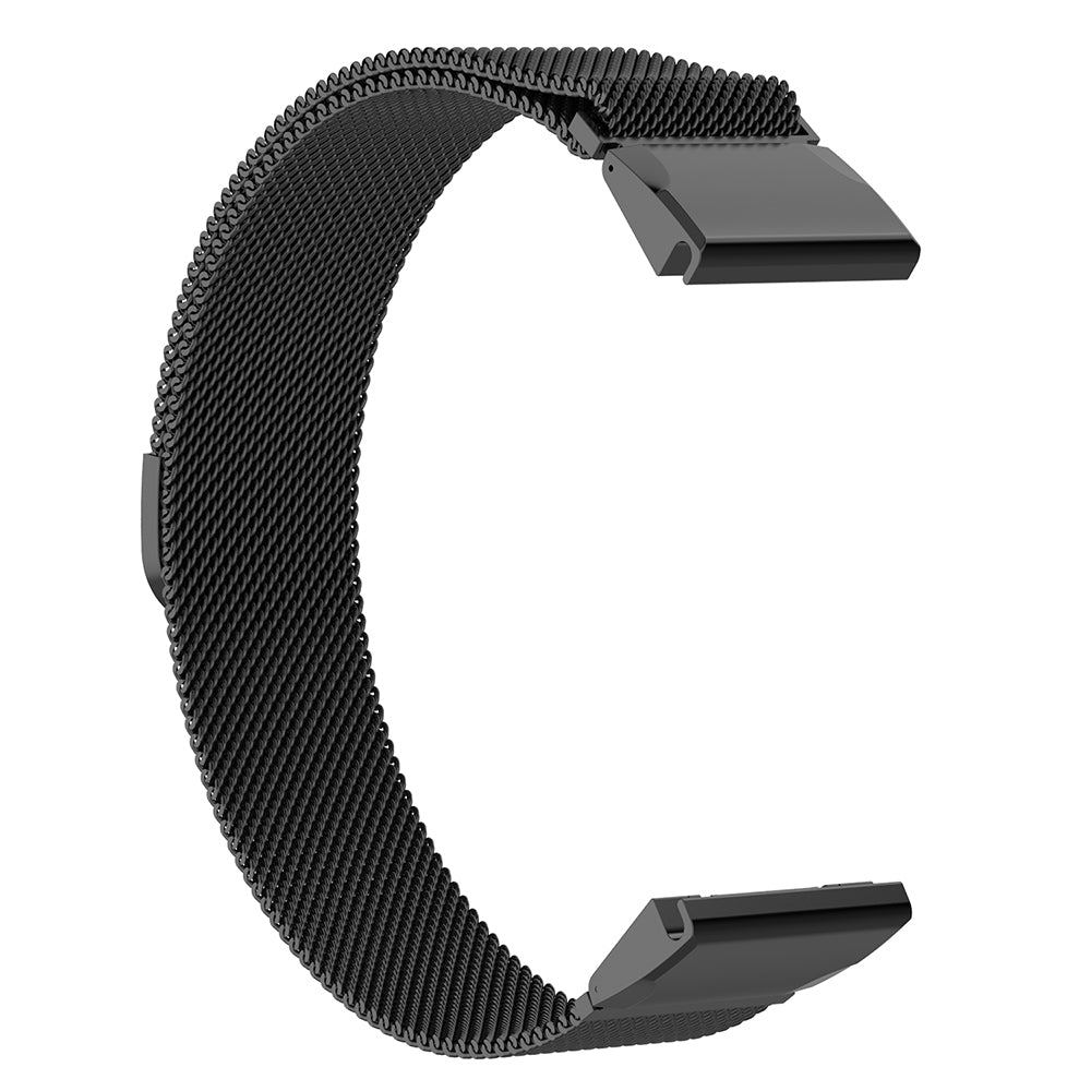Techsuit W009 rem för Garmin Instinct / Approach / Fenix Watch Series, 20mm, Svart