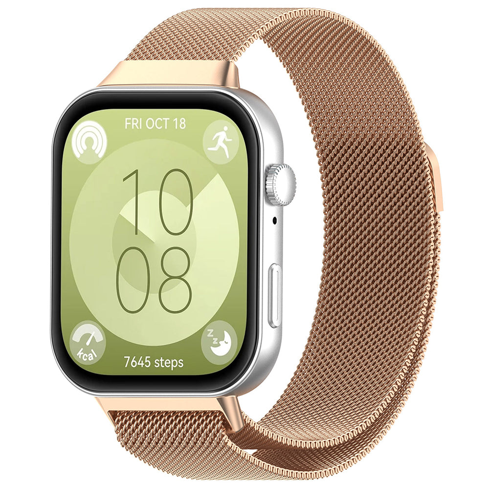 Techsuit W009 rem för Huawei Watch Fit 4 Pro / Fit 4 / Fit 3, Roséguld