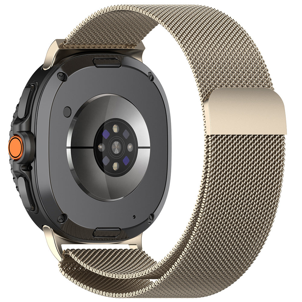 Techsuit W009 rem för Samsung Galaxy Watch 8 Classic / Watch8 44mm / Watch 8 40mm, Beige
