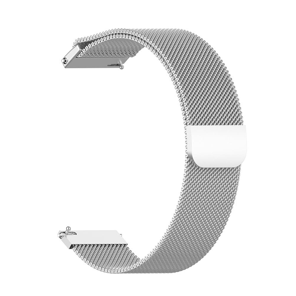 Techsuit W009 rem för Samsung Galaxy Watch / Huawei Watch Series, 22mm, Silver