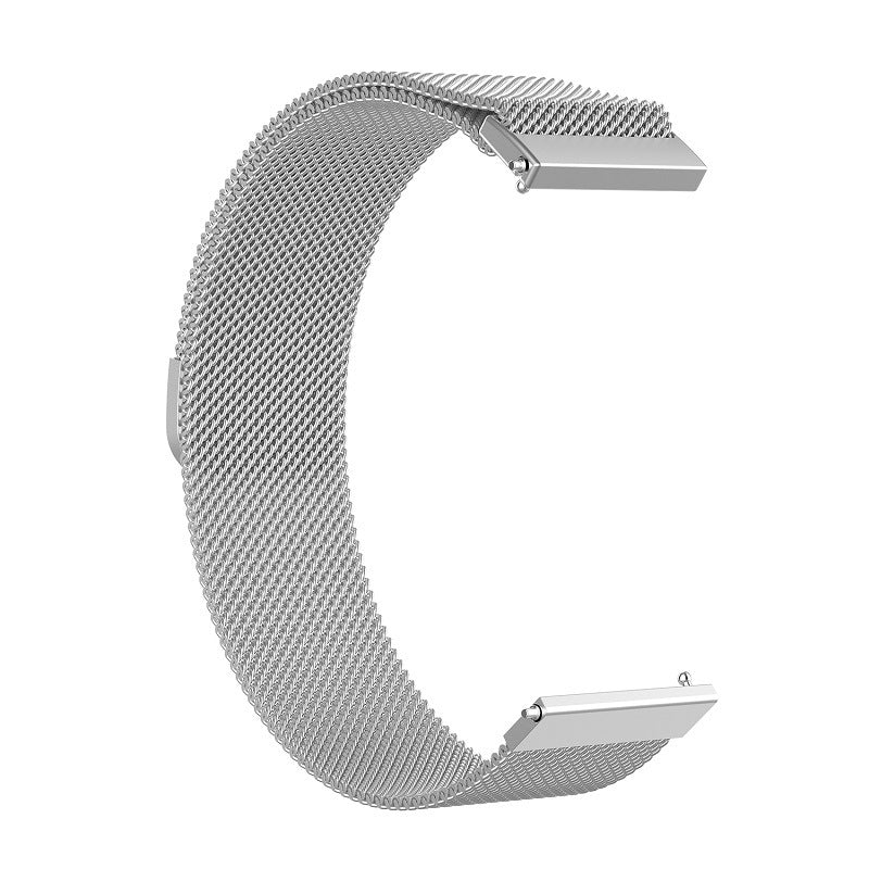 Techsuit W009 rem för Samsung Galaxy Watch / Huawei Watch Series, 22mm, Silver