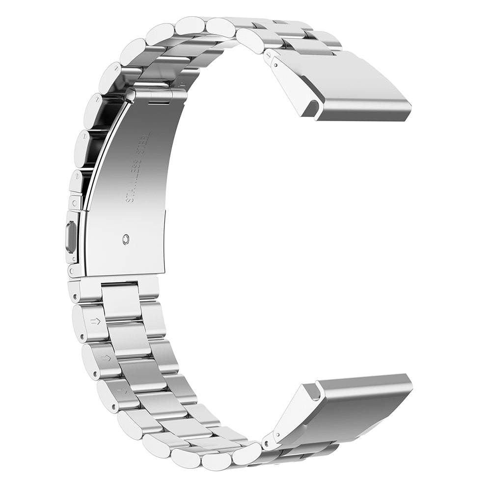 Techsuit W010 rem för Garmin Instinct / Approach / Fenix Watch Series, 20mm, Silver