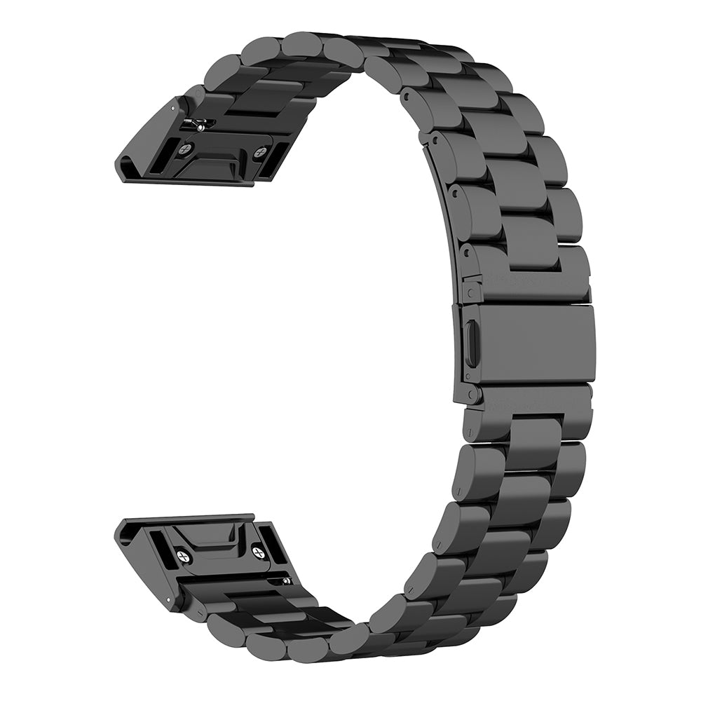 Techsuit W010 rem för Garmin Instinct / Approach / Fenix Watch Series, 20mm, Svart