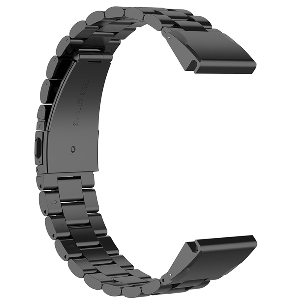 Techsuit W010 rem för Garmin Instinct / Approach / Fenix Watch Series, 20mm, Svart