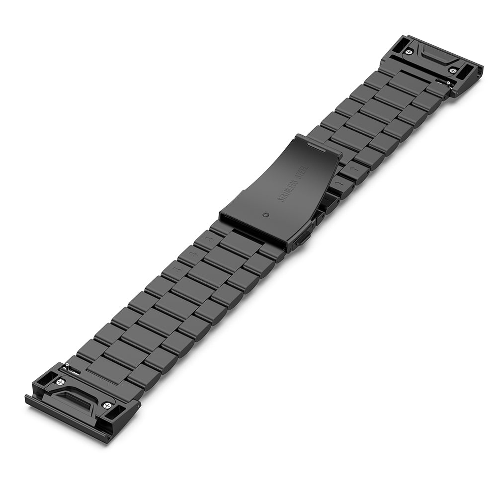 Techsuit W010 rem för Garmin Instinct / Approach / Fenix Watch Series, 20mm, Svart