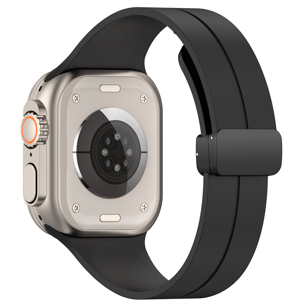 Techsuit W011 rem för Apple Watch 42mm / 41mm / 40mm / 38mm Series, Svart