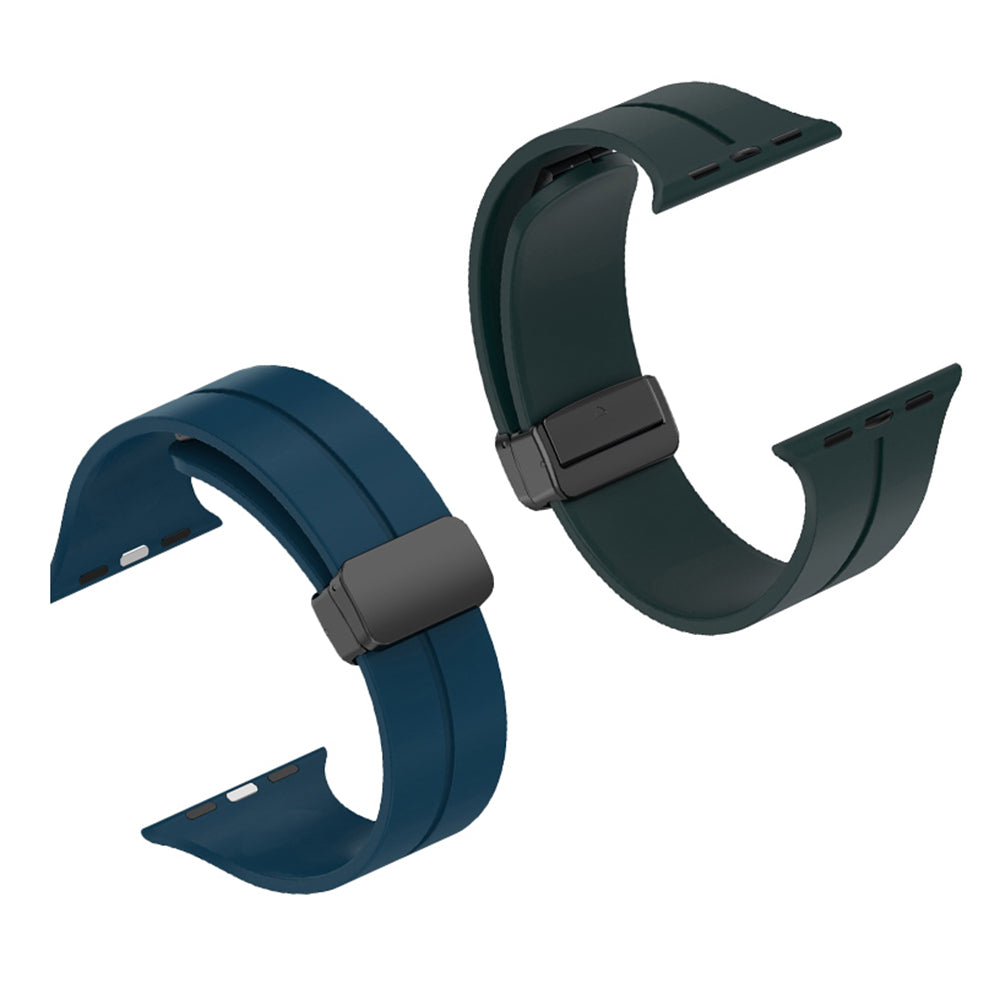 Techsuit W011 rem för Apple Watch 42mm / 41mm / 40mm / 38mm Series, Grön