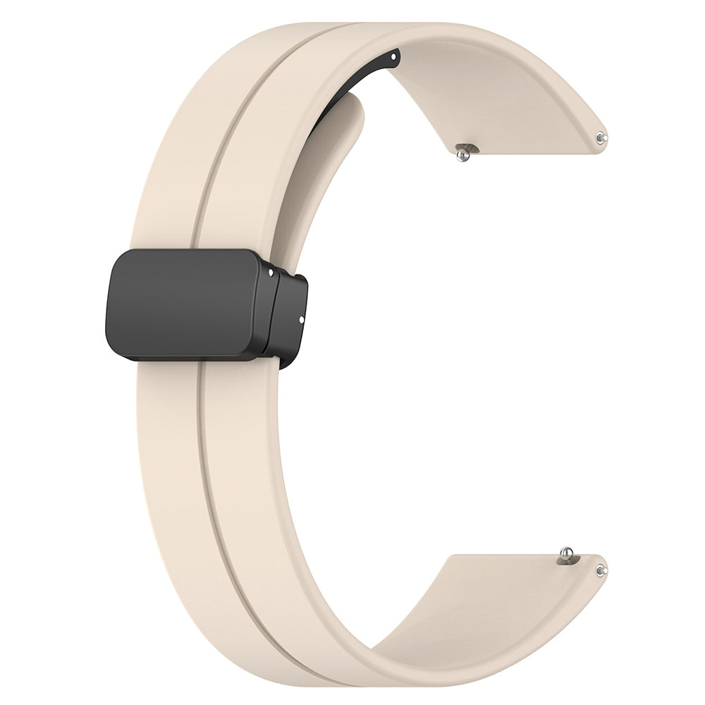 Techsuit W011 rem för Huawei Watch / Garmin Watch Series, 18mm, Beige