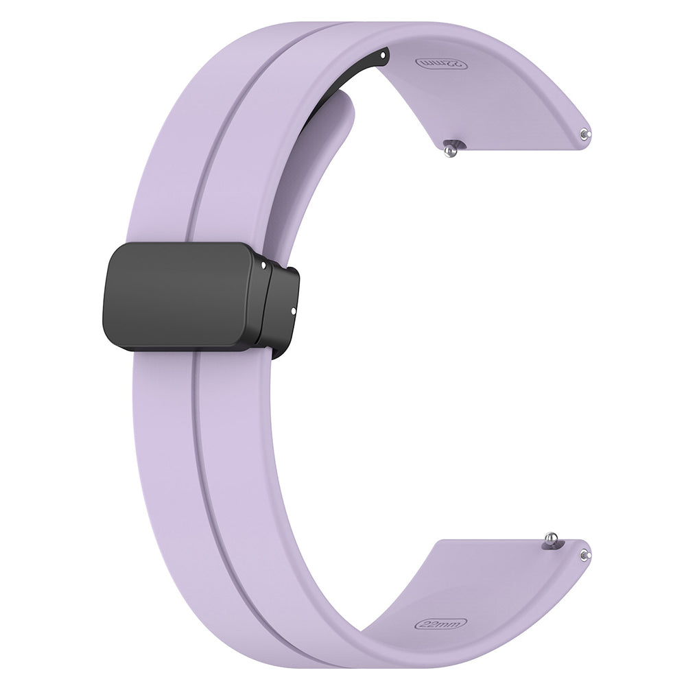 Techsuit W011 rem för Huawei Watch / Garmin Watch Series, 18mm, Lila