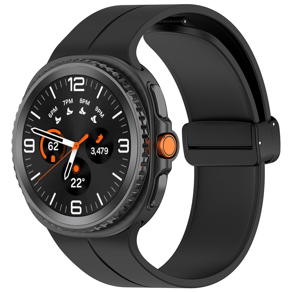 Techsuit W011 rem för Samsung Galaxy Watch8 / Watch8 Classic Series, Svart