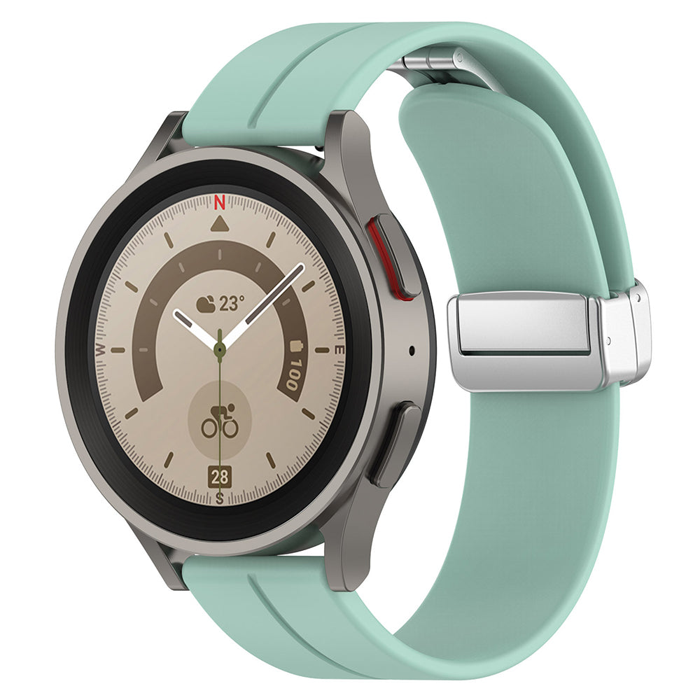 Techsuit W011 rem för Samsung Galaxy Watch / Huawei Watch Series, 20mm, Grön