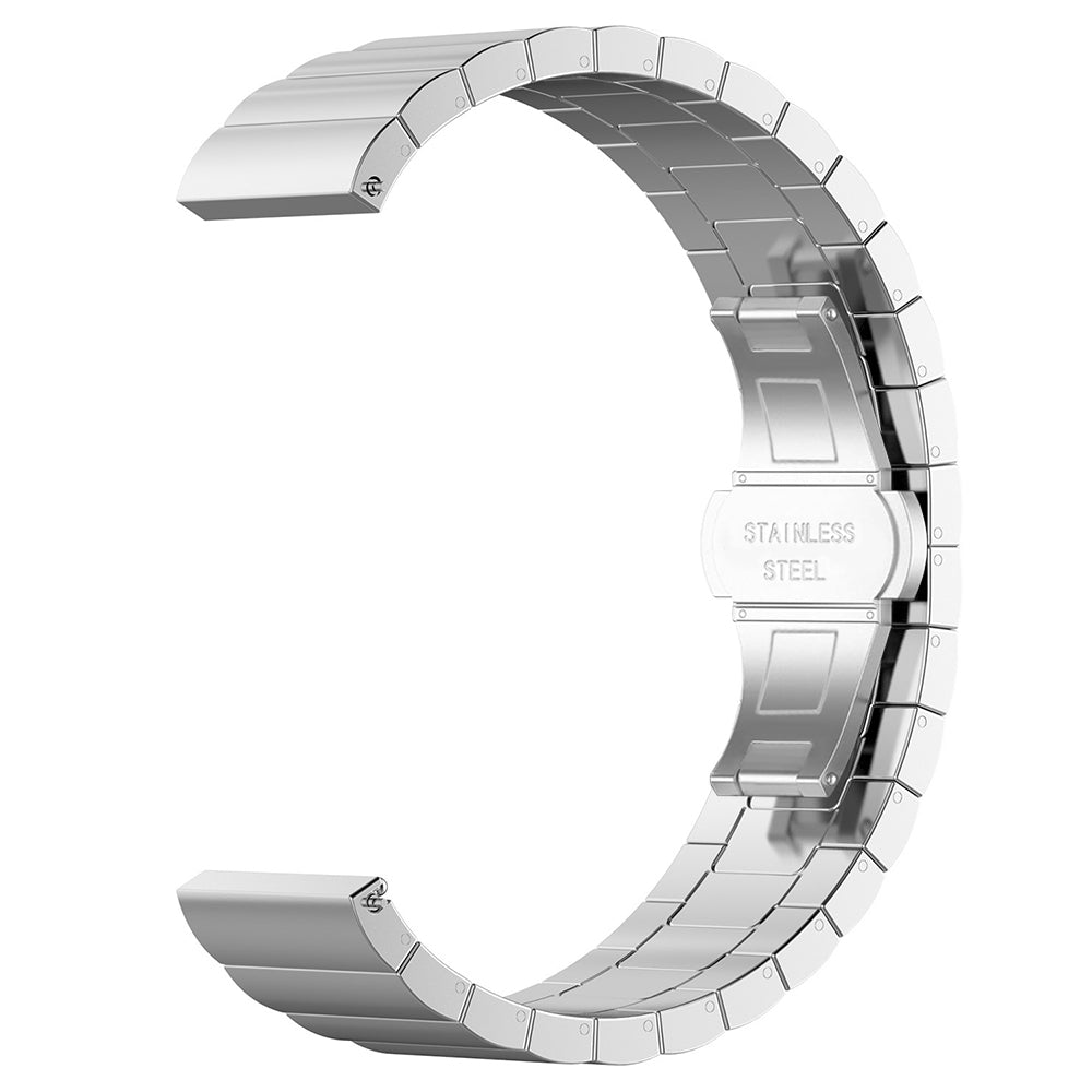 Techsuit W012 rem för Samsung Galaxy Watch / Huawei Watch Series, 20mm, Silver