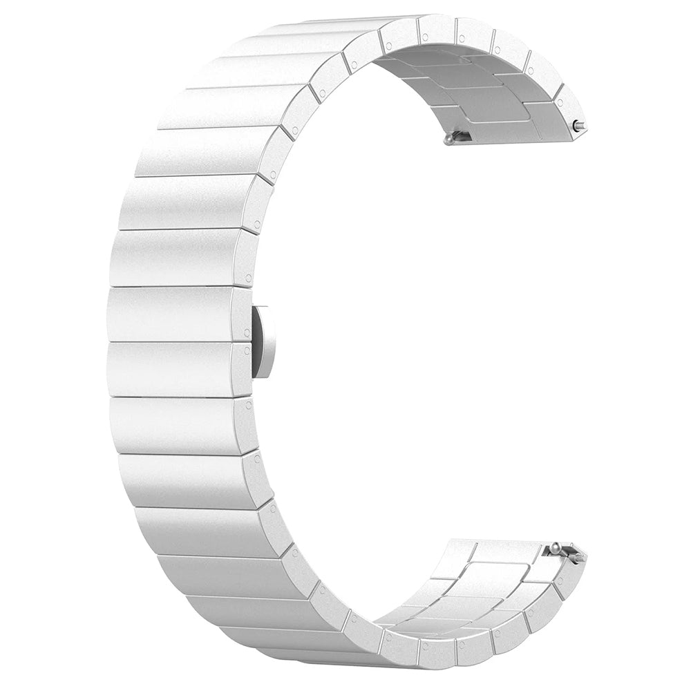 Techsuit W012 rem för Samsung Galaxy Watch / Huawei Watch Series, 20mm, Silver