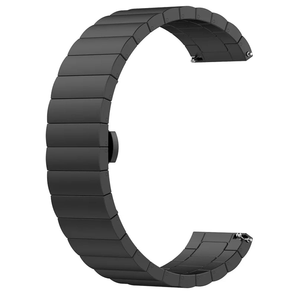 Techsuit W012 rem för Samsung Galaxy Watch / Huawei Watch Series, 20mm, Svart