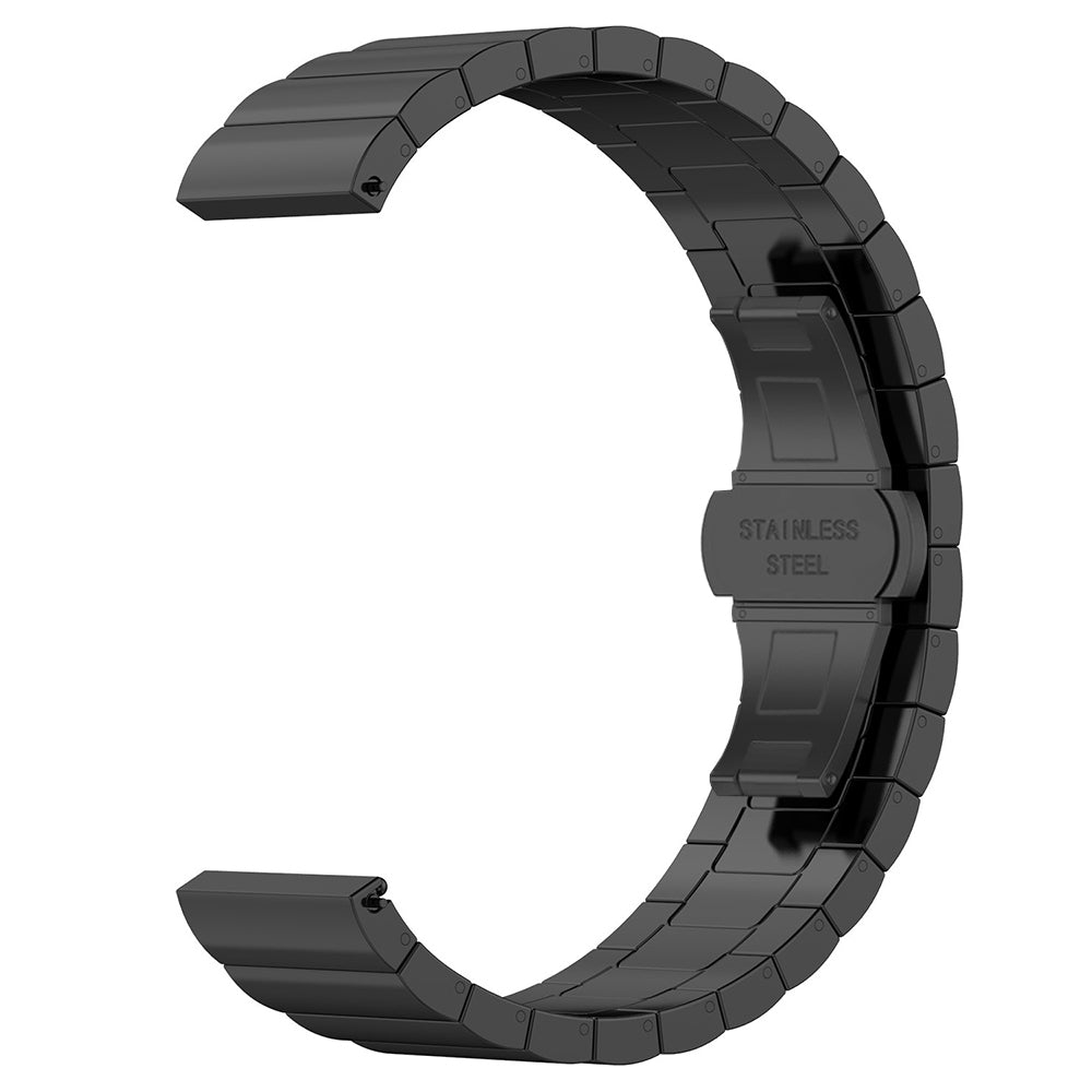 Techsuit W012 rem för Samsung Galaxy Watch / Huawei Watch Series, 20mm, Svart
