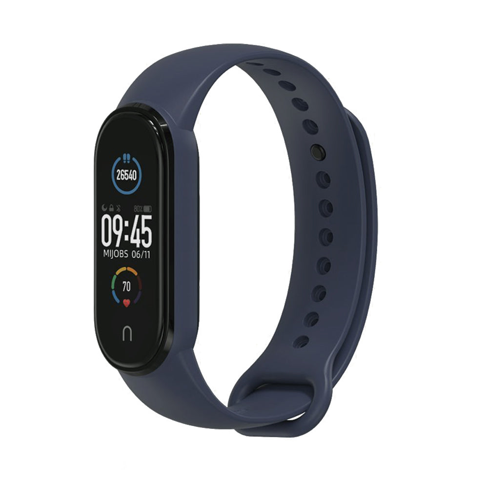 Techsuit W013 rem för Xiaomi Band / Amazfit Band Series, Mörkblå