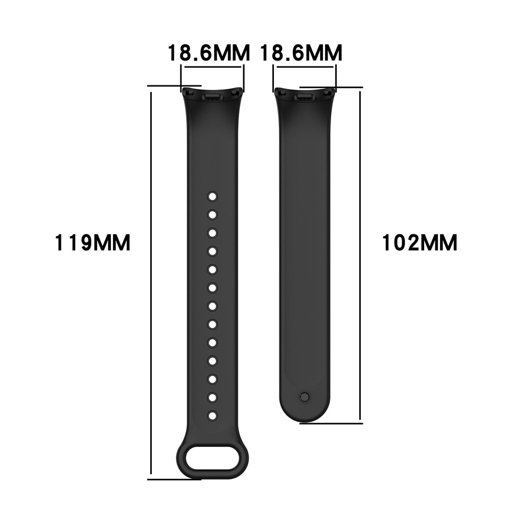 Techsuit W014-armband för Xiaomi Smart Band 10 / 9 / 8, Blå