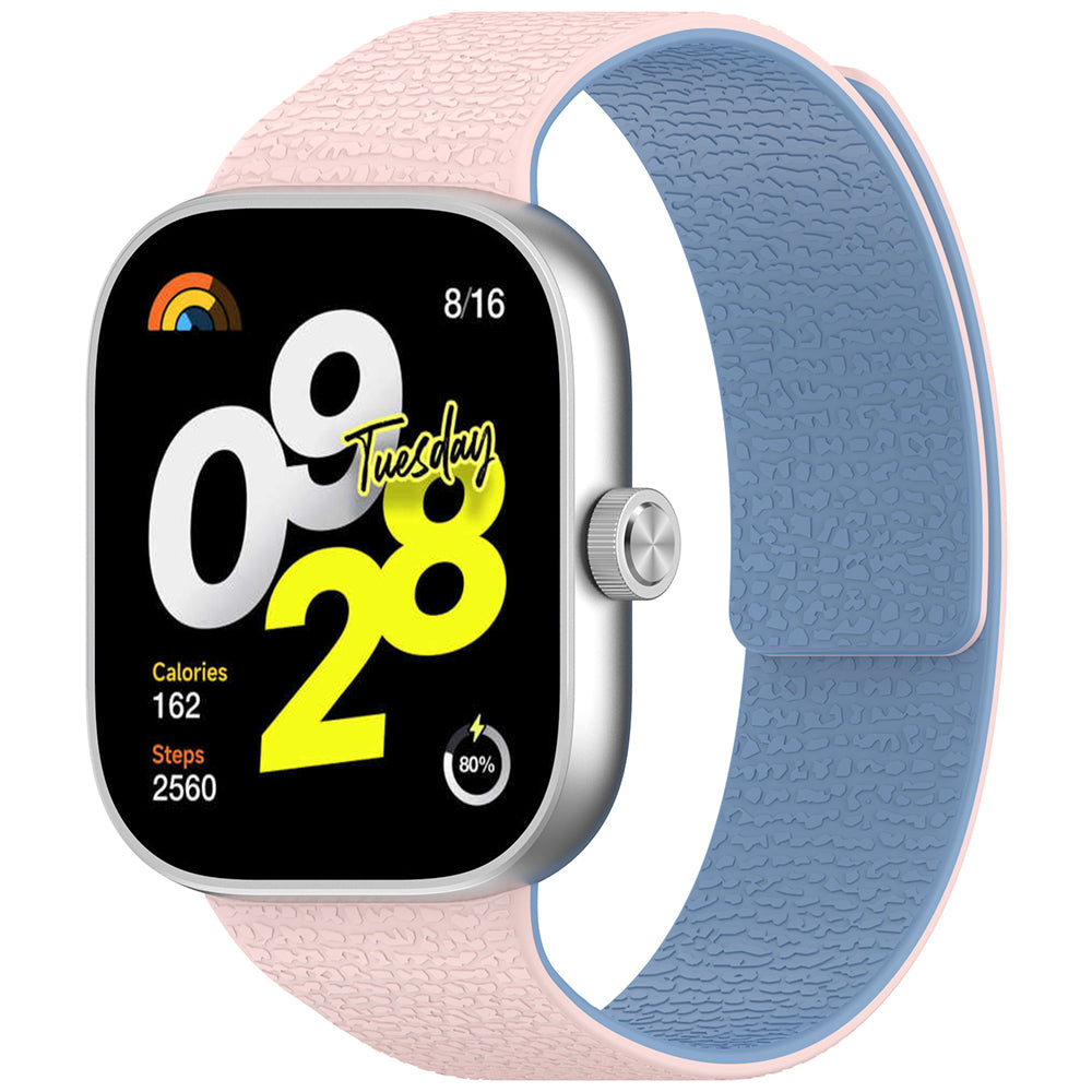 Techsuit W016 rem för Xiaomi Smart Band / Watch Series, Rosa Blå