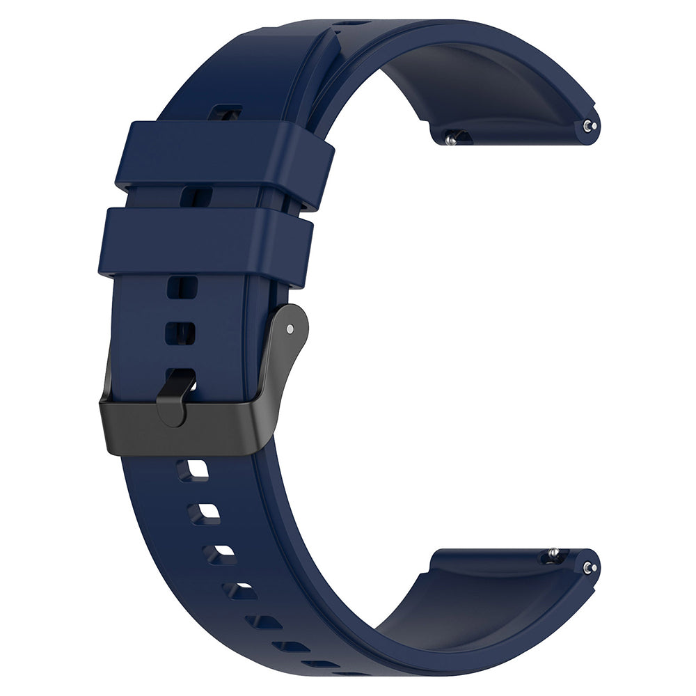 Techsuit W026 rem för Samsung Galaxy Watch / Huawei Watch Series, 20mm, Mörkblå